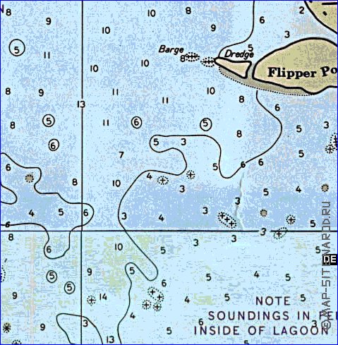 mapa de Ilha Wake