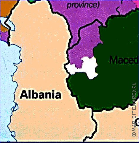 Administrativa mapa de Jugoslavia em ingles