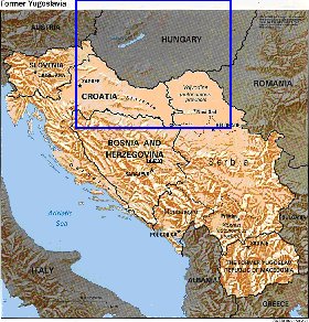 carte de Yougoslavie