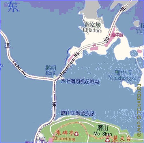 mapa de Wuhan