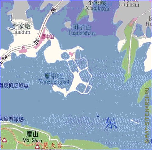 mapa de Wuhan