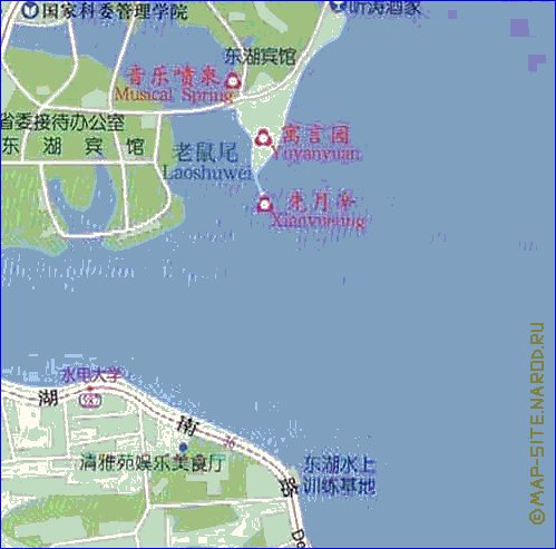 mapa de Wuhan