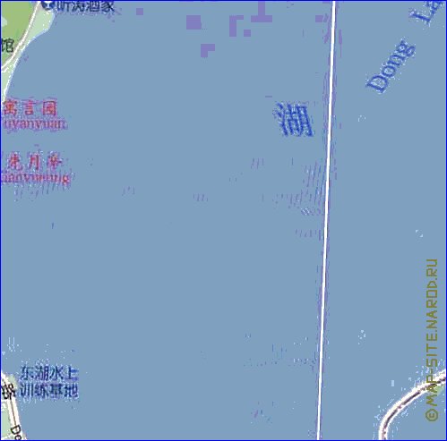 mapa de Wuhan