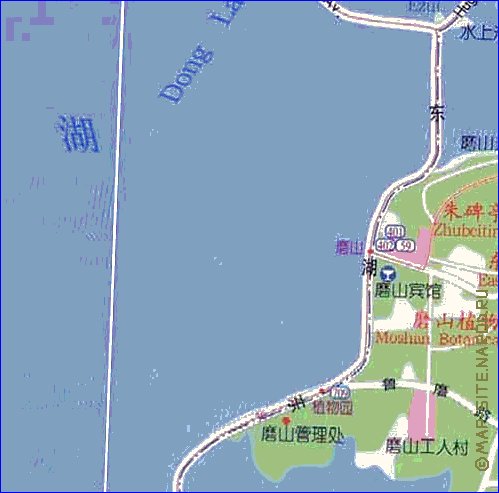 mapa de Wuhan