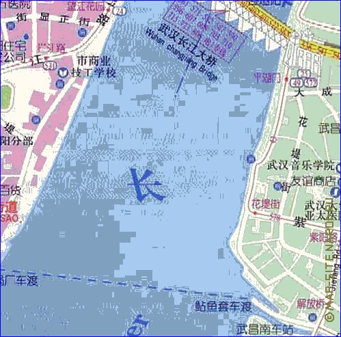 mapa de Wuhan