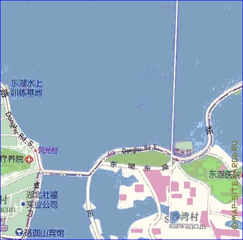 mapa de Wuhan