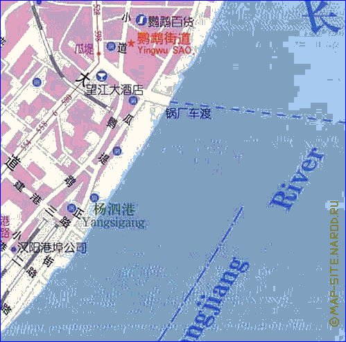 mapa de Wuhan