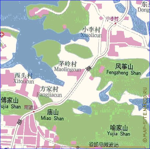 mapa de Wuhan