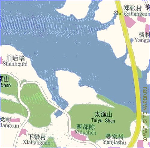 mapa de Wuhan