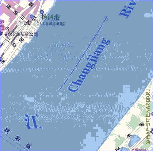 mapa de Wuhan