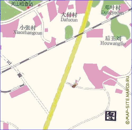 mapa de Wuhan