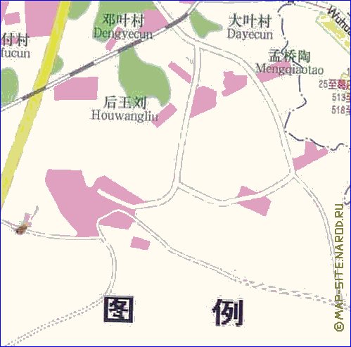 mapa de Wuhan