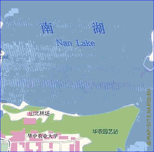 mapa de Wuhan