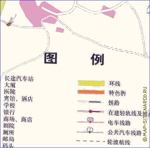 mapa de Wuhan