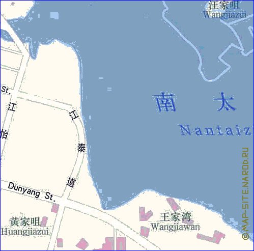 mapa de Wuhan