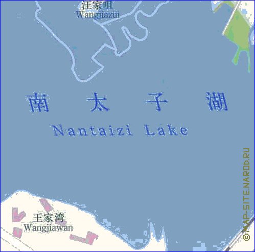 mapa de Wuhan