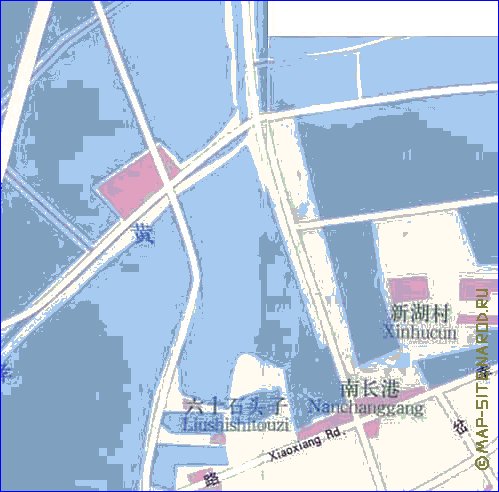 mapa de Wuhan