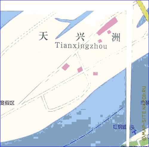 mapa de Wuhan