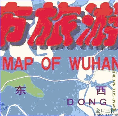 mapa de Wuhan