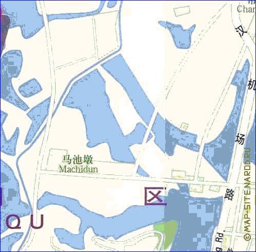 mapa de Wuhan