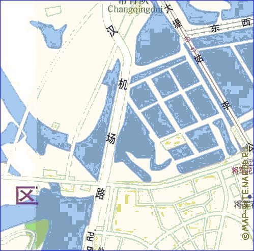 mapa de Wuhan