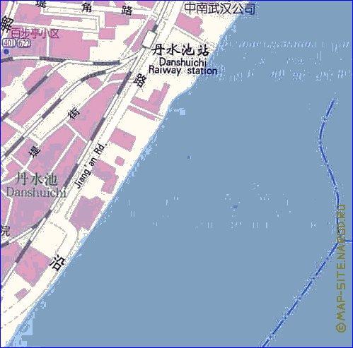 mapa de Wuhan