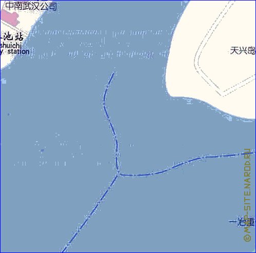 mapa de Wuhan