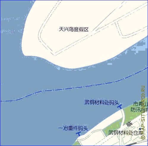 mapa de Wuhan