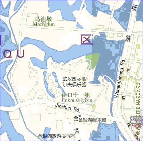 mapa de Wuhan