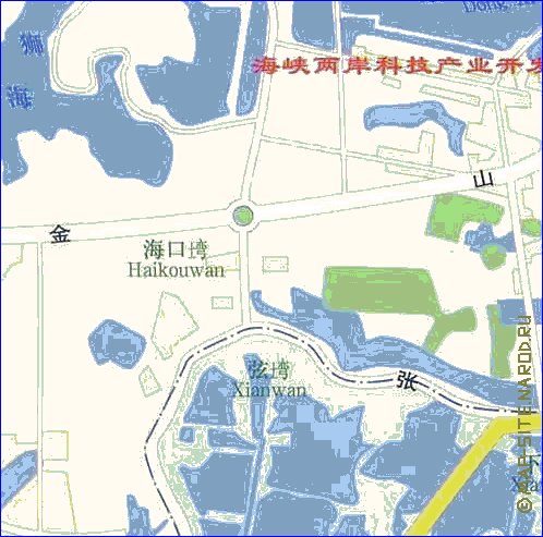 mapa de Wuhan