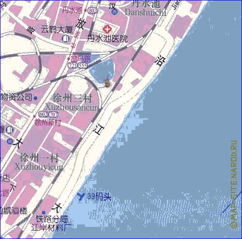 mapa de Wuhan