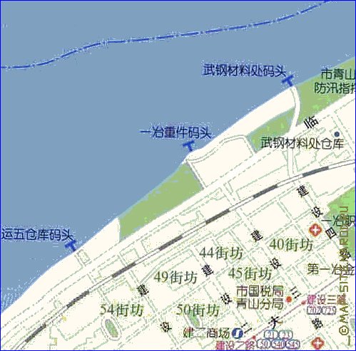 mapa de Wuhan