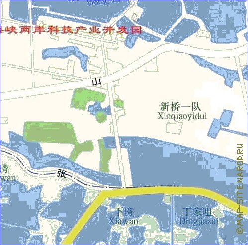 mapa de Wuhan