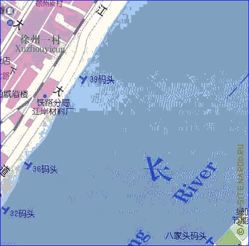 mapa de Wuhan