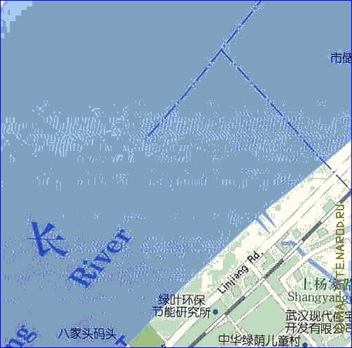 mapa de Wuhan