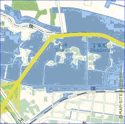 mapa de Wuhan