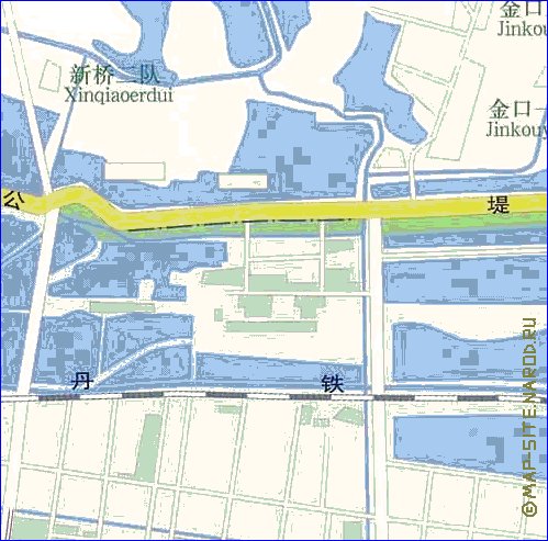 mapa de Wuhan