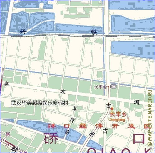 mapa de Wuhan