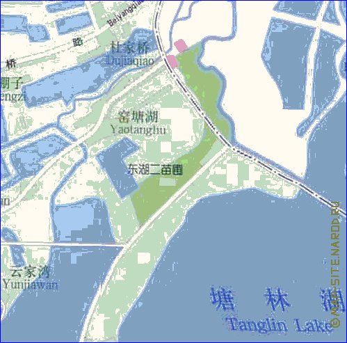 mapa de Wuhan