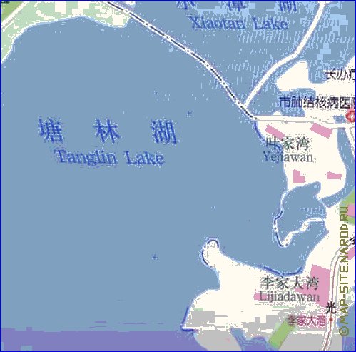 mapa de Wuhan