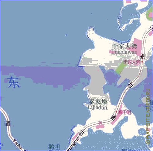 mapa de Wuhan