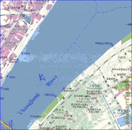 mapa de Wuhan