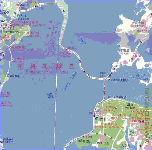 mapa de Wuhan