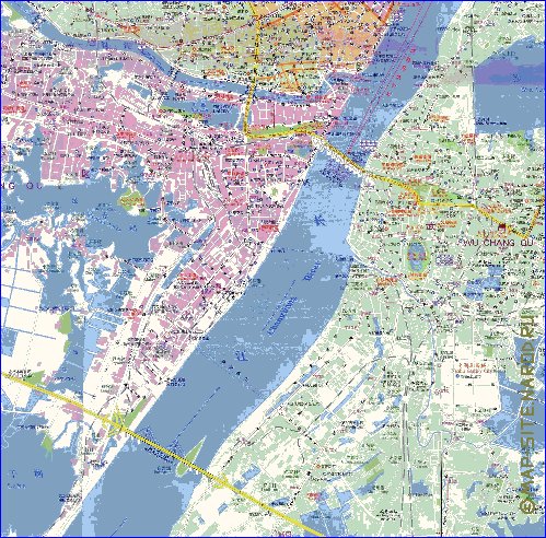 carte de Wuhan