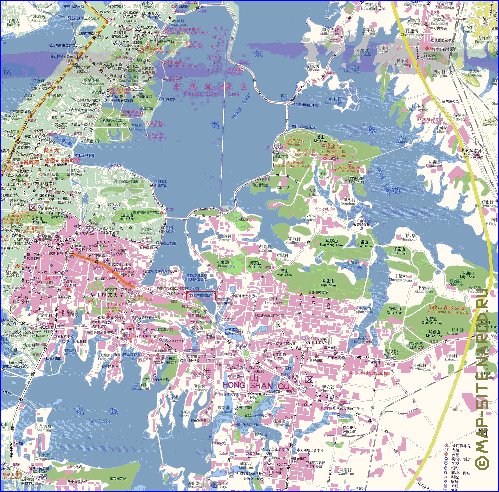 mapa de Wuhan