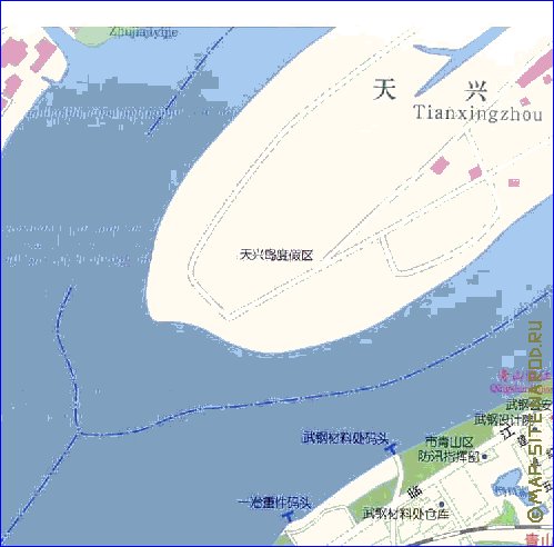 mapa de Wuhan