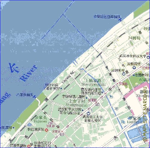 mapa de Wuhan