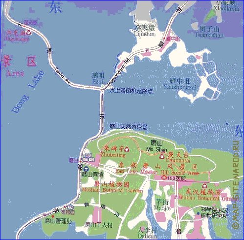 mapa de Wuhan