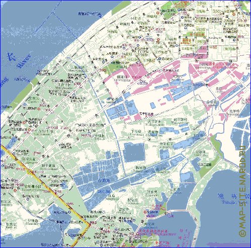 mapa de Wuhan