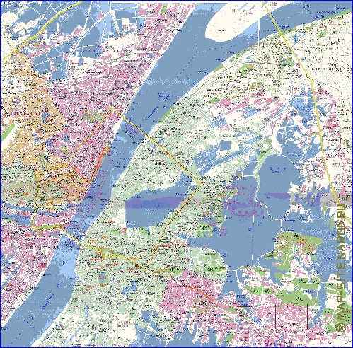 mapa de Wuhan